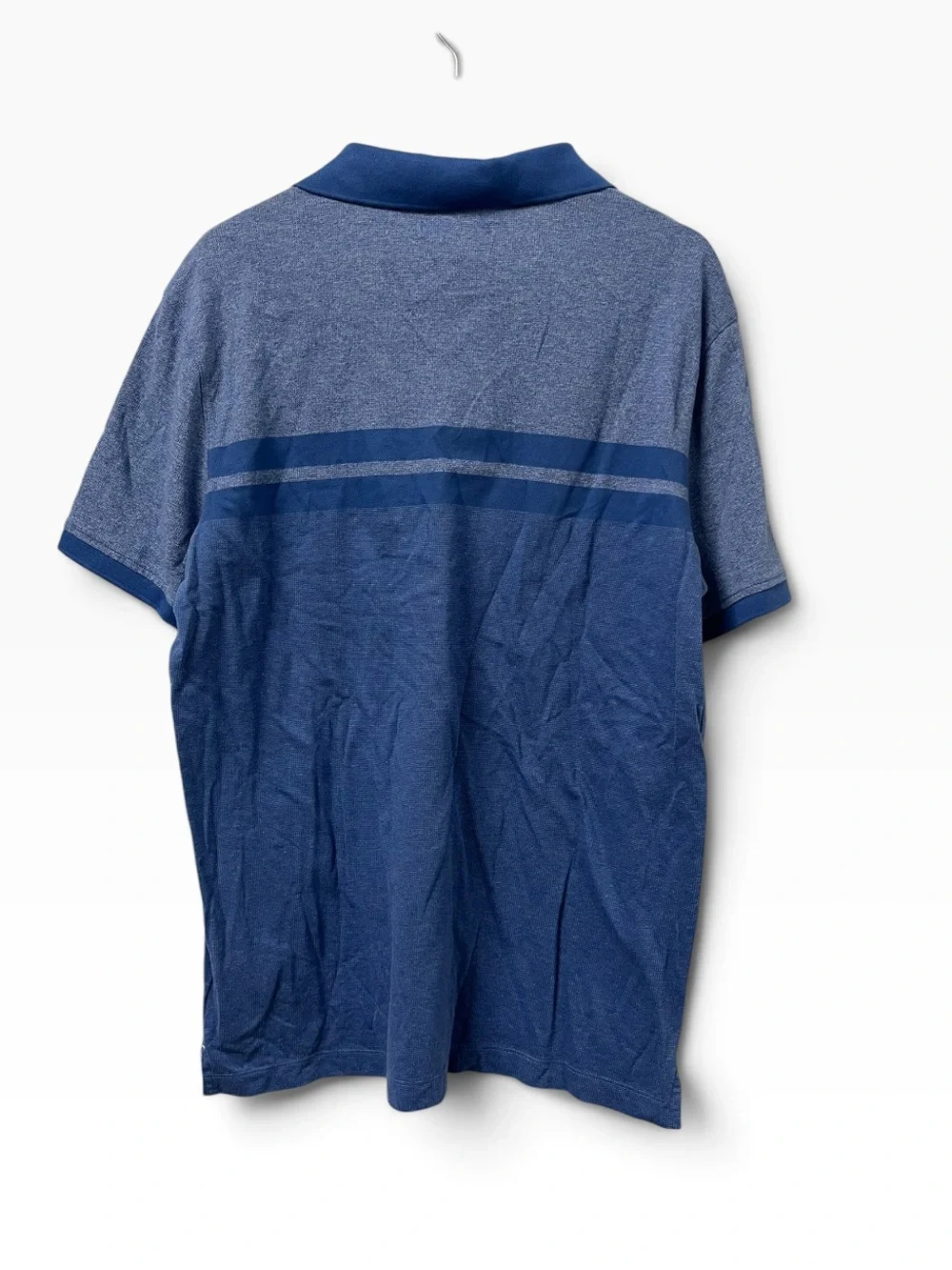 Banana Republic Men's Two-Tone Blue Stripe Polo